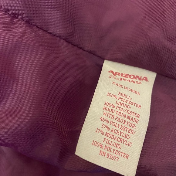 Purple Puffer Jacket - Picture 3 of 6